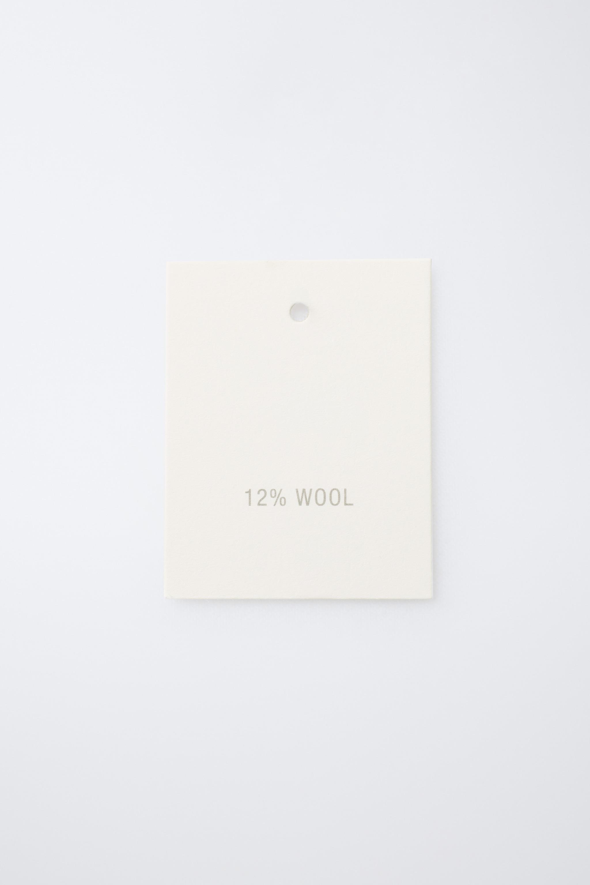 CLOTH DUFFEL COAT WITH WOOL